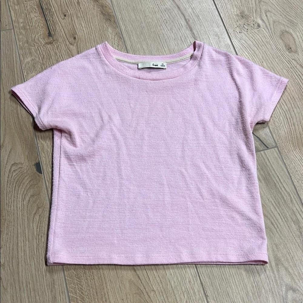 Wilfred Free Soft Pink Short Sleeve Crop Tee | Lightweight, Comfortable, Everyda